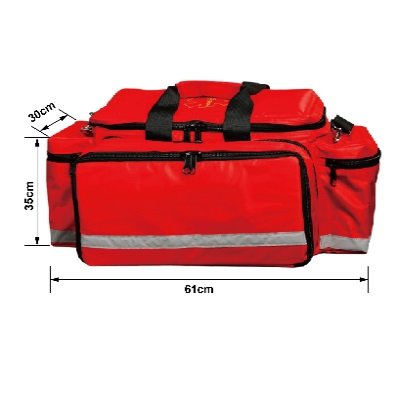 Emergency First Aid bag big size red color (empty). Best buy in UAE at Vcare Mart.